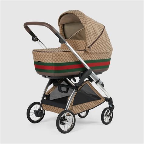 gucci baby pushchair|Gucci stroller canvas.